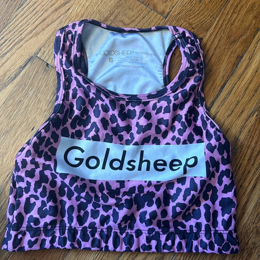 Gold Sheep sports bra top